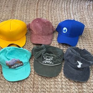 Colorful skater vintage skull snapbacks trucker hat dad caps Set